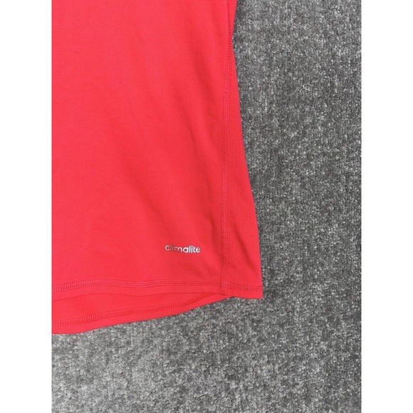 Adidas Techfit Climalite Fitted Short Sleeve Shirt Mens Size Large Stretch Neon‎ - Picture 8 of 11